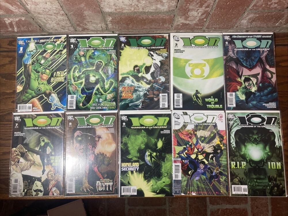 Ion Guardian of the Universe Lot 10 Comics